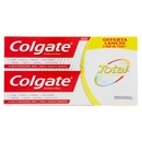 Colgate dentifricio Total Original, protegge dai batteri lingua, guance e gengive bitubo 2x75ml
